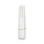 Broste Copenhagen - Tapers getauchte Spitzkerze, Ø 1,2 cm, pure white (10er-Set)
