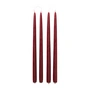 Broste Copenhagen - Getauchte Stabkerze, Ø 2,2 cm, burgundy (4er-Set)