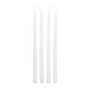Broste Copenhagen - Getauchte Stabkerze, Ø 2,2 cm, pure white (4er-Set)