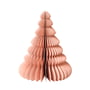 Broste Copenhagen - Paper Christmas Tree Dekoration, Ø 13 x H 15 cm, dusty pink