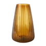 XLBoom - Dim Stripe Vase, large, amber