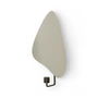 Audo - Flambeau Wandkerzenhalter, H 34 cm, grau / Messing bronziert