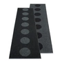 Pappelina - Vera Wendeteppich 2.0, 70 x 280 cm, black / black metallic