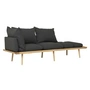 Umage - Lounge Around 3-Sitzer Sofa, Eiche / shadow