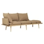 Umage - Lounge Around 3-Sitzer Sofa, Eiche / sugar brown