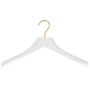 Schönbuch - Kleiderbügel 0112, Messing / schneeweiß