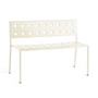 HAY - Balcony Dining Bank, L 114 cm, chalk beige