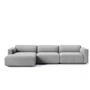 &Tradition - Develius Eck-Sofa, Konfiguration E, grau (Hallingdal 130)