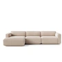 &Tradition - Develius Eck-Sofa, Konfiguration E, beige (Karakorum 003)