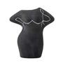 Bloomingville - Lulu Deko-Vase, H 16 cm, schwarz