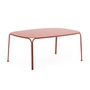 Kartell - Hiray Gartentisch niedrig, H 38 cm, rostrot