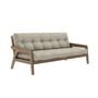 Karup Design - Grab Sofa, Kiefer carobbraun / leinen (914)