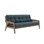 Karup Design - Grab Sofa, Kiefer carobbraun / petrolblau (757)
