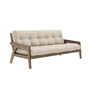 Karup Design - Grab Sofa, Kiefer carobbraun / beige (747)