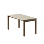 Muuto - Couple Couchtisch, 84 x 40 cm, 1 Plain, Eiche dunkel geölt / sand