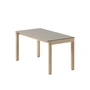 Muuto - Couple Couchtisch, 84 x 40 cm, 1 Plain, Eiche / taupe