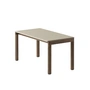 Muuto - Couple Couchtisch, 84 x 40 cm, 1 Wavy, Eiche dunkel geölt / sand