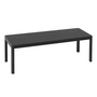 Muuto - Workshop Couchtisch 120 x 43 cm, Linoleum schwarz