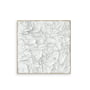 Studio Mykoda - SAHAVA Dune 2, 100 x 100 cm, weiß / Rahmen Kiefer natur