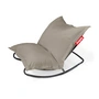 Fatboy - Rock 'n' Roll Lounge Chair, schwarz + Original Outdoor Sitzsack, grey taupe