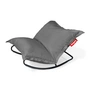 Fatboy - Rock 'n' Roll Lounge Chair, schwarz + Original Outdoor Sitzsack, rock grey