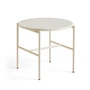 HAY - Rebar Beistelltisch Ø 45 x H 40,5 cm, Marmor beige / alabaster