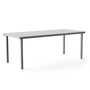 NINE - 19 Outdoors Dining Tisch, rechteckig, 200 x 90 cm, grau