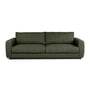 Nuuck - Bente 3-Sitzer Sofa, 230 x 100 cm, grün (Melina Inner Green 1242)