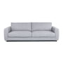 Nuuck - Bente 3-Sitzer Sofa, 230 x 100 cm, hellgrau (Melina Grey Breeze 1240)