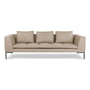 Nuuck - Rikke 3-Sitzer Sofa, 244 x 106 cm, beige (Enna Beige 1060)