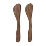 Ferm Living - Cairn Buttermesser, dunkelbraun (2er-Set)