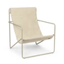 Ferm Living - Desert Lounge Chair, cashmere / cloud