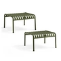 HAY - Palissade Ottoman, olive (2er-Set)