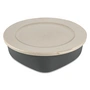 Koziol - Connect Vorratsdose mit Deckel, 1,3 l, nature ash grey	