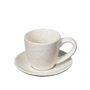 Broste Copenhagen - Nordic Vanilla Espressotasse mit Untertasse, 5 cl