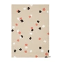 myfelt - Terra Sand Filzkugelteppich, 140 x 200 cm, beige / weiß / coral / anthrazit