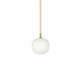 Muuto - Rime Pendelleuchte Ø 18 cm, opal / orange