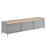 Muuto - Enfold Sideboard, 186 x 48 cm, Eiche / grau