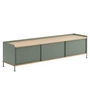 Muuto - Enfold Sideboard, 186 x 48 cm, Eiche / dusty green