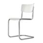 Thonet - S 43 Freischwinger, Chrom / weiß lasiert TP 200
