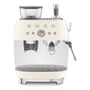 Smeg - Espressomaschine mit Siebträger EGF03, creme
