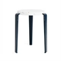 TipToe - LOU Hocker Venezia, recycled plastic / mineralblau