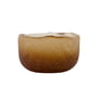 House Doctor - Crackle Teelichthalter, H 5,5 cm, braun