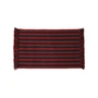 HAY - Stripes and Stripes Wool Teppich, 95 x 52 cm, cherry