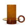 ferm Living - Luce Kerzenhalter Glas, amber