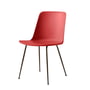 &Tradition - Rely Chair HW6, zinnoberrot / schwarz