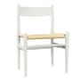 Carl Hansen - CH36 Chair, Buche soft naturweiß lackiert / Naturgeflecht