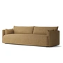 Audo - Offset Sofa, 3-Sitzer, gold (Audo Bouclé 06)