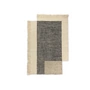Ferm Living - Counter Teppich, 140 x 200 cm, charcoal / off-white