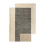 Ferm Living - Counter Teppich, 200 x 300 cm, charcoal / off-white